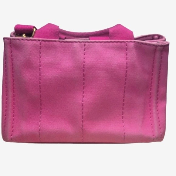 💖PRADA Pink Canvas Crossbody/Handbag, shoulder Authentic - Picture 2 of 16